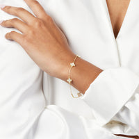 9ct Yellow Gold Mother of Pearl Bracelet Bracelets Bevilles