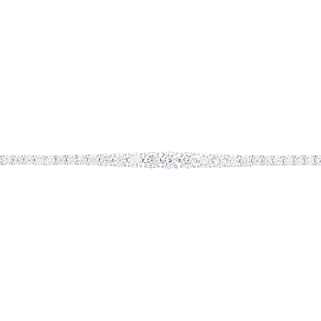 Sterling Silver Tennis Bracelet with Cubic Zirconia Bracelets Bevilles