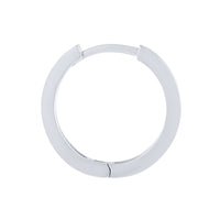 Sterling Silver Hoop Earrings with Cubic Zirconia Earrings Bevilles
