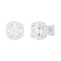 Sterling Silver Halo Jewellery Set with Cubic Zirconia Jewellery Sets Bevilles