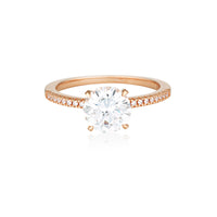 GEORGINI ICONIC BRIDAL FRANCESCA RING ROSE GOLD Bevilles Jewellers