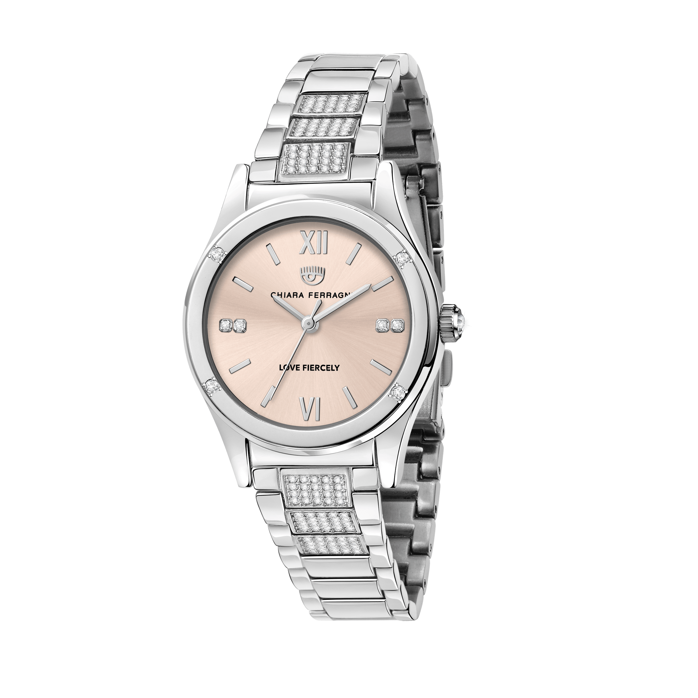 Chiara Ferragni Contamporary Silver Rose 32mm Watch Bevilles Jewellers