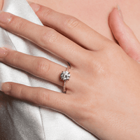 GEORGINI ICONIC BRIDAL FRANCESCA RING ROSE GOLD Bevilles Jewellers 7