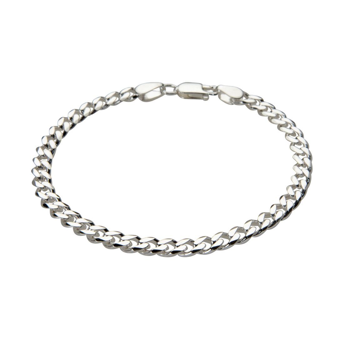 Sterling Silver 21cm Men's Curb Bracelet Bracelets Bevilles