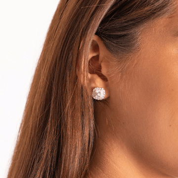 White Gold Earrings
