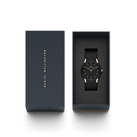 Daniel Wellington Iconic Motion 40 Rose Gold & Black Watch Watches Daniel Wellington 