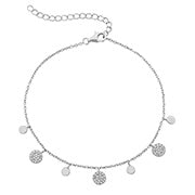 SILVER ANKLETS