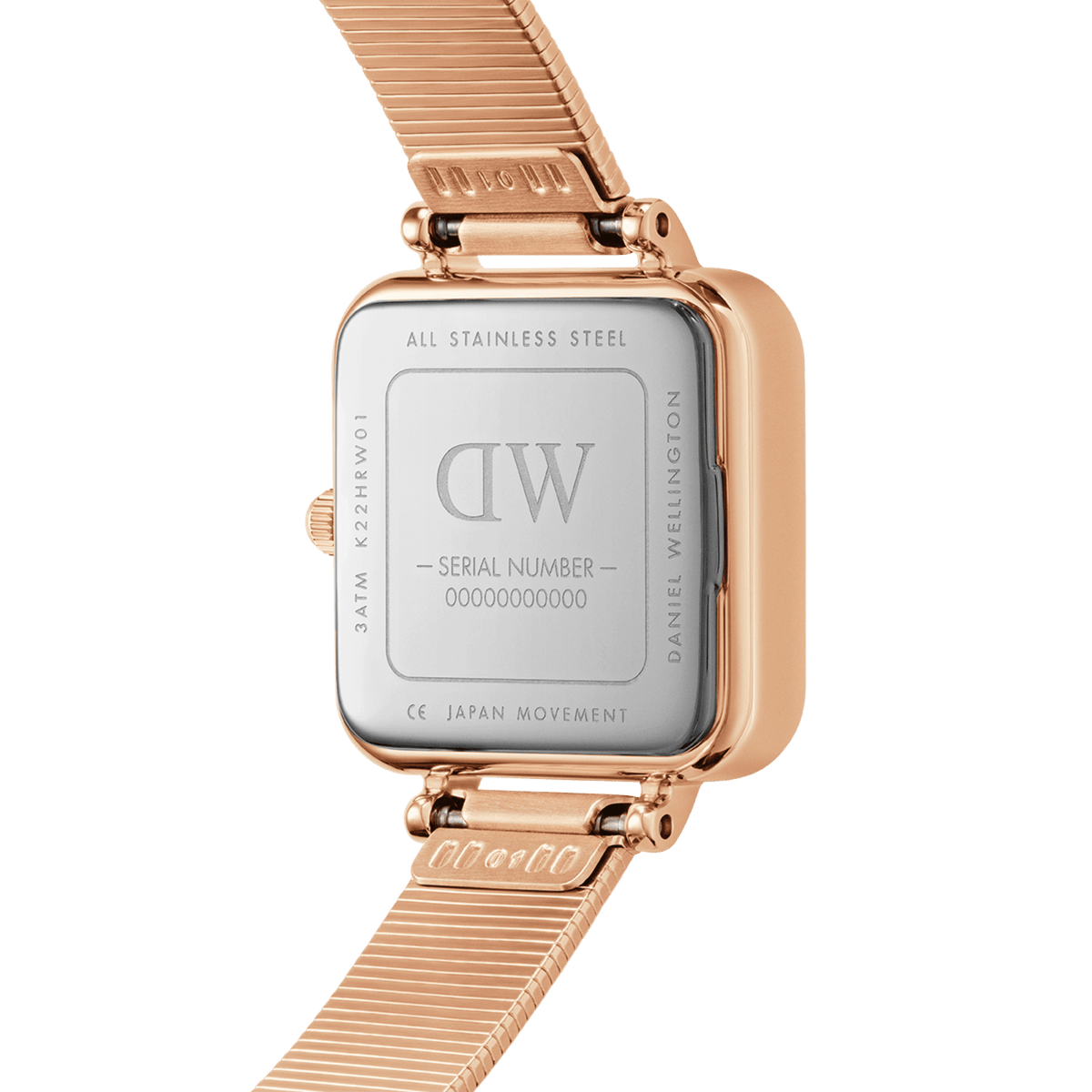 Daniel Wellington Quadro Studio 22x22 Rose Gold & White Watch Watches Daniel Wellington 