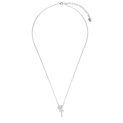 LUXURY LETTERS T INITIAL PENDANT SILVER Pendants Georgini 