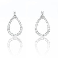 GODDESS FREYA EARRINGS SILVER Bevilles Jewellers 
