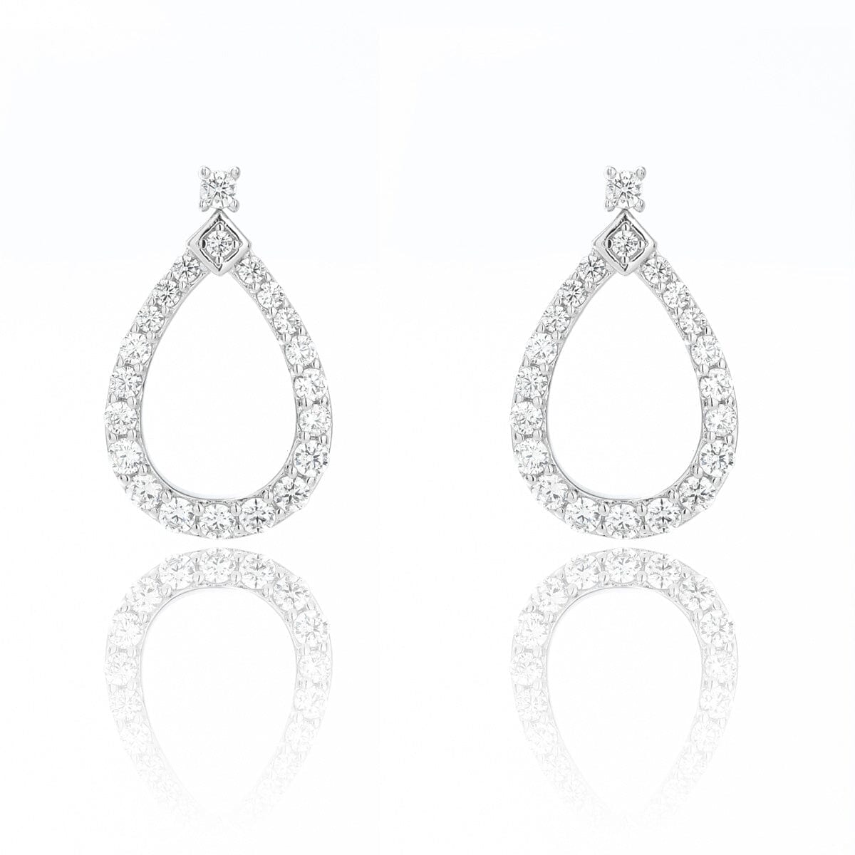 GODDESS FREYA EARRINGS SILVER Bevilles Jewellers 