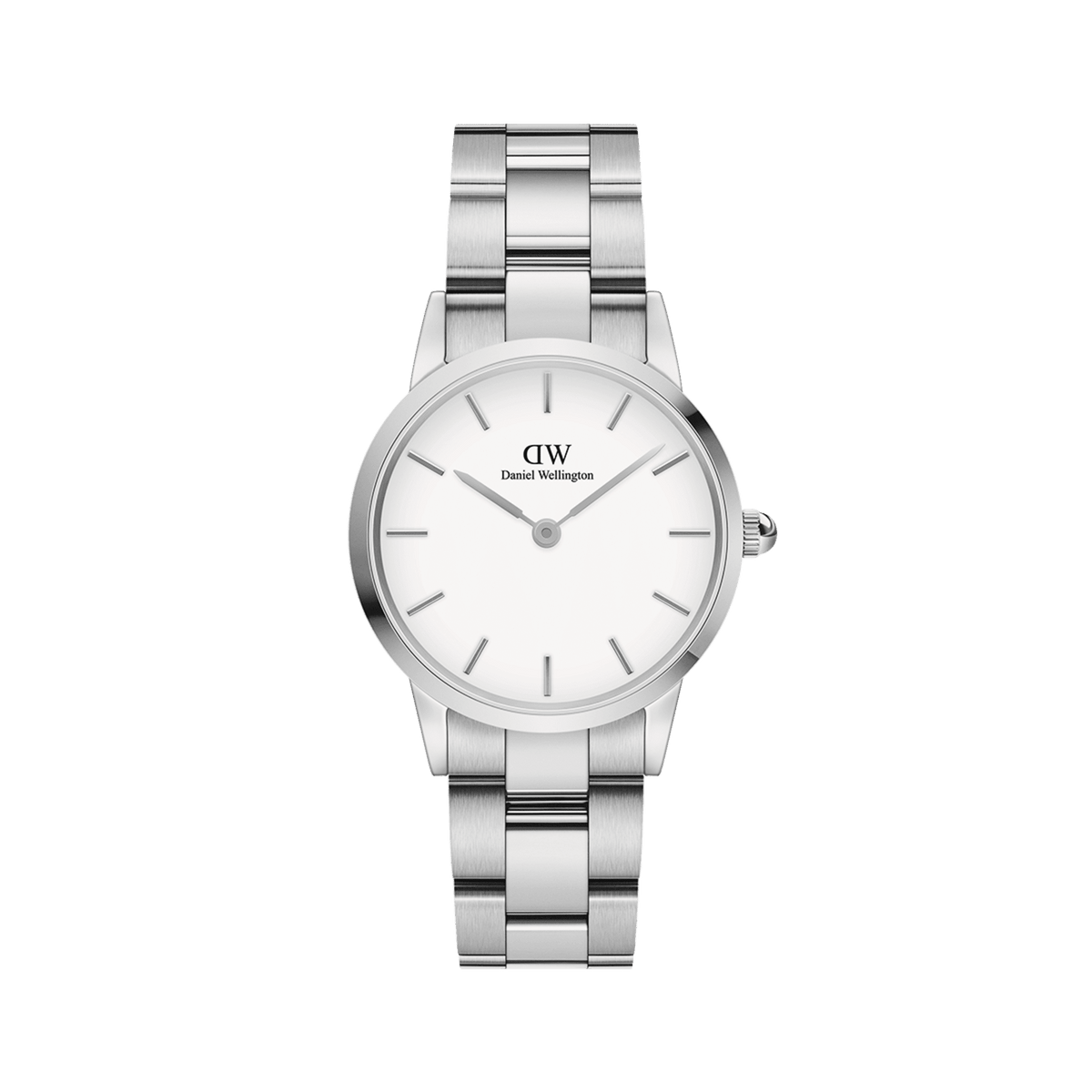 Daniel Wellington Iconic Link 36 Silver & White Watch Watches Daniel Wellington 