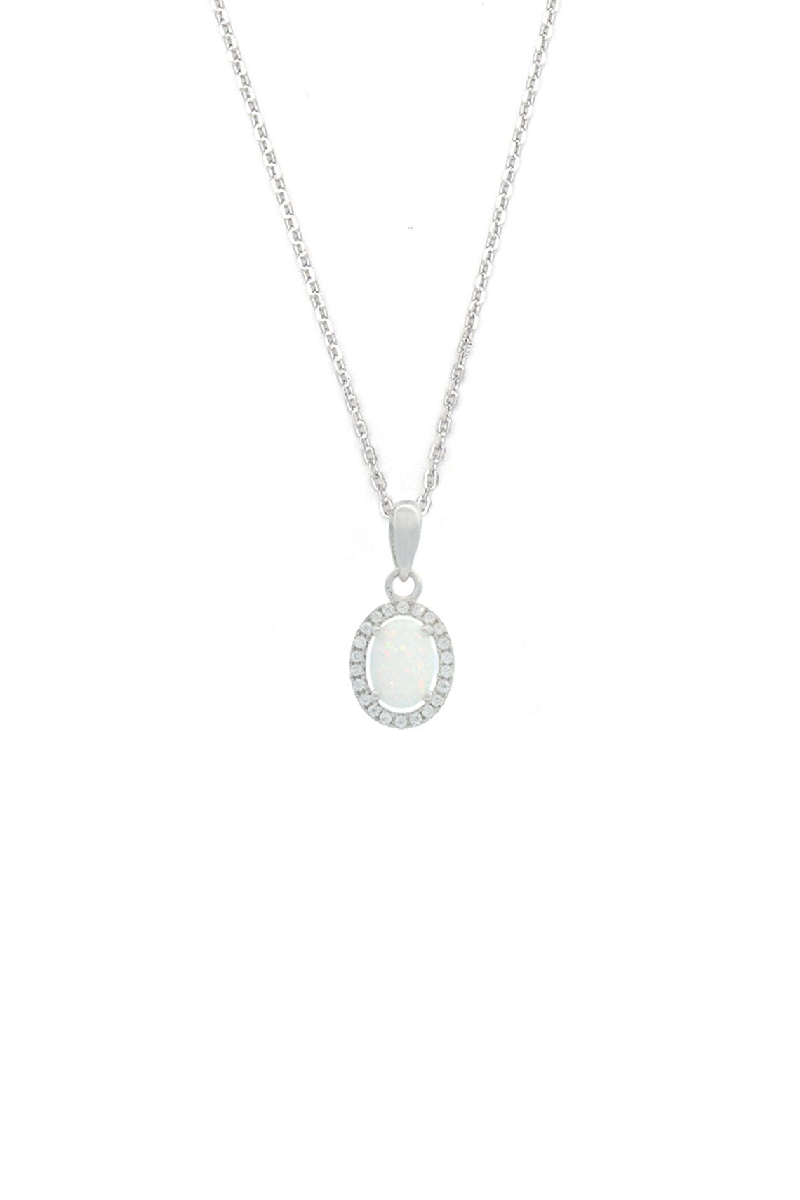 OPAL GLOW BLACKWATTLE WHITE CREATED OPAL PENDANT SILVER Bevilles Jewellers 
