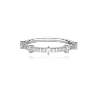 GEORGINI RED CARPET GALA RING SILVER Bevilles Jewellers 