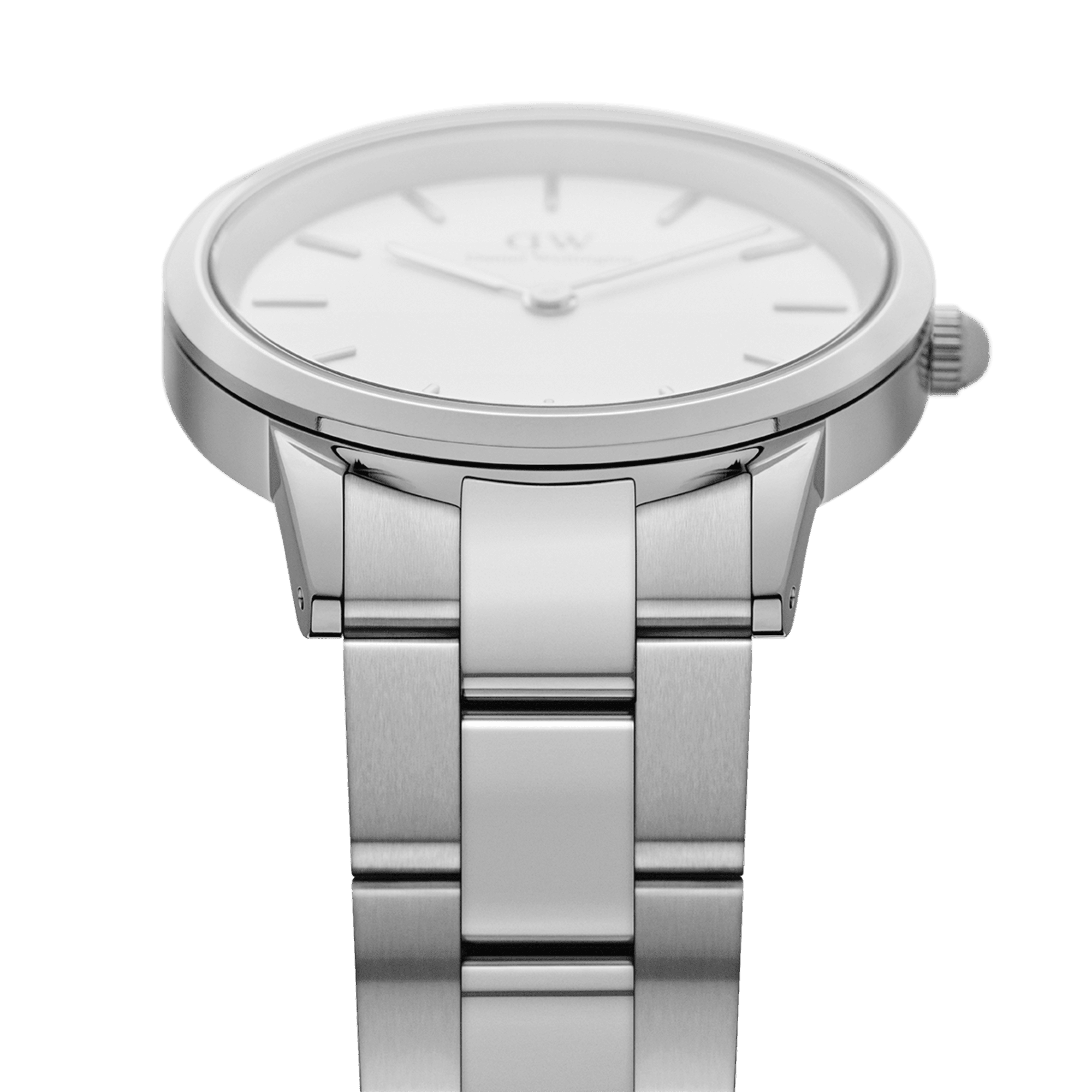 Daniel Wellington Iconic Link 36 Silver & White Watch Watches Daniel Wellington 