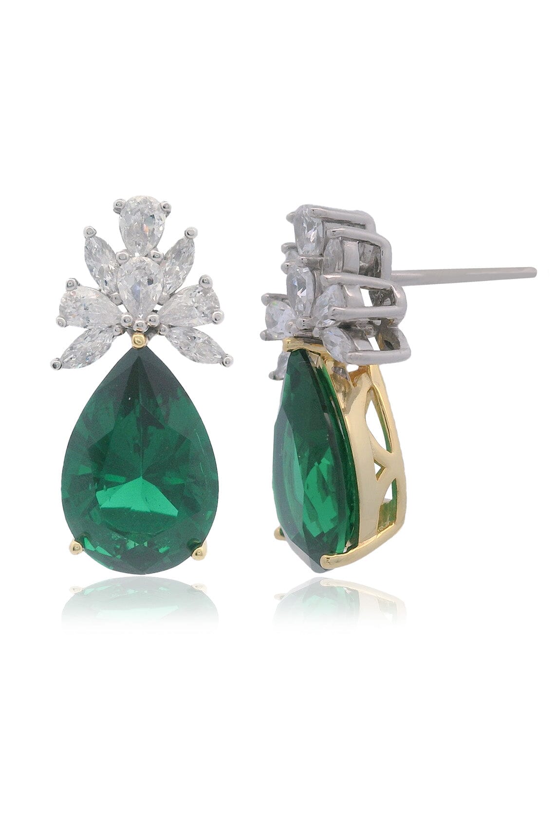 CHIC NOEL TWO-TONE EARRINGS Bevilles Jewellers 