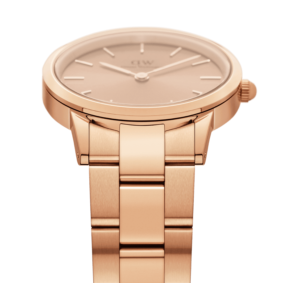 Daniel Wellington Iconic Link Unitone 28 Rose Gold Watch Watches Daniel Wellington 