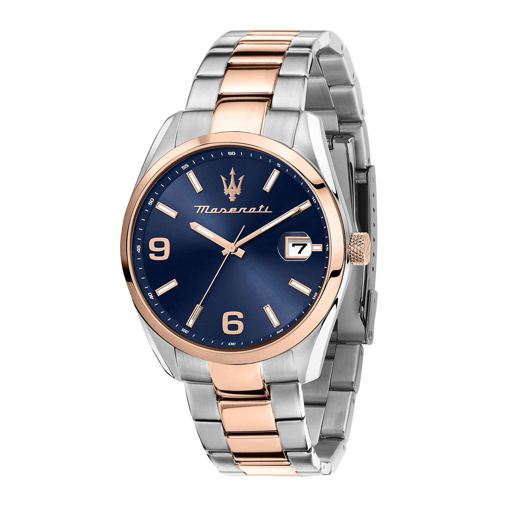 Maserati Attrazione 43mm Two Tone Watch Watches Maserati 