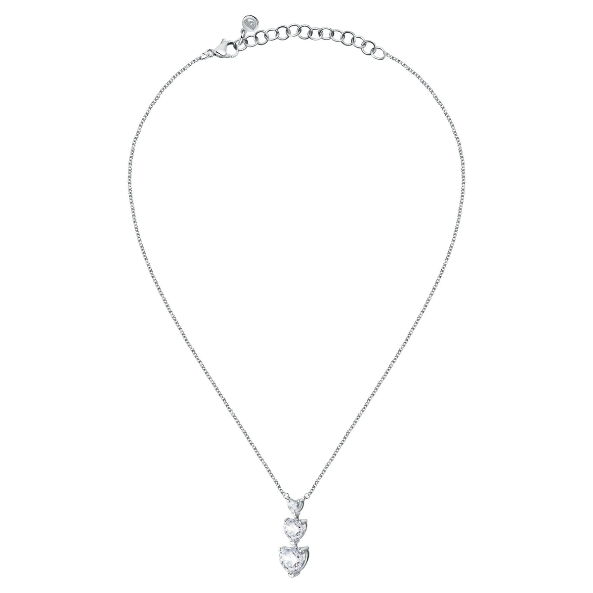 Chiara Ferragni Diamond Heart Silver Pendant Chiara Ferragni 