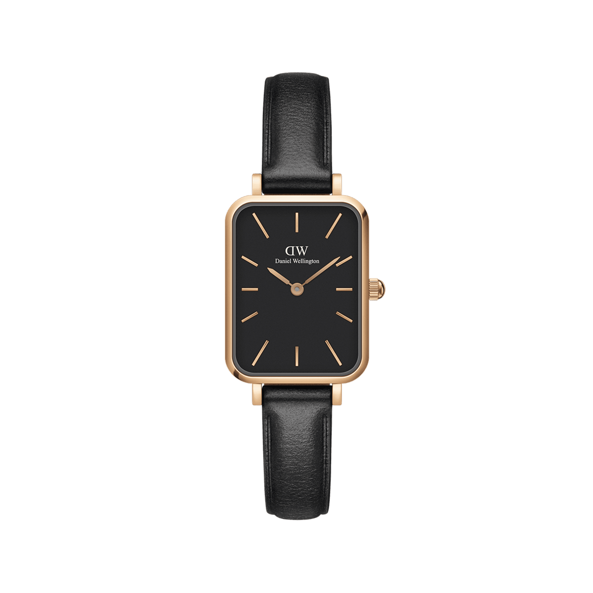 Daniel Wellington Quadro 20X26 Pressed Sheffield Rose Gold & Black Watch Watches Daniel Wellington 