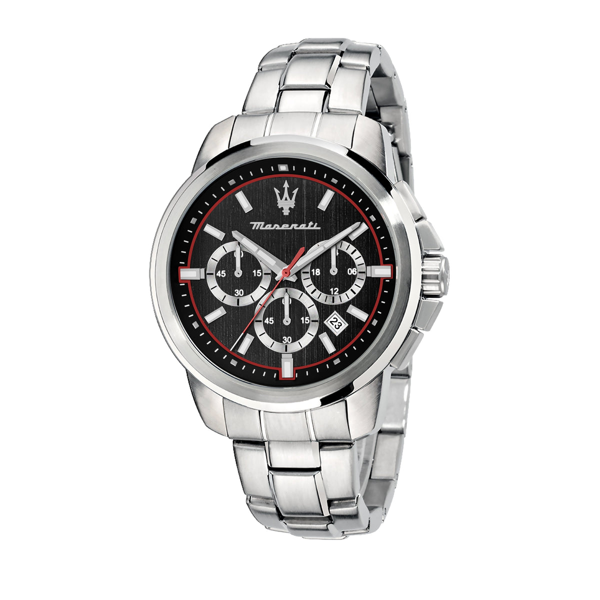Maserati Successo Stainless Steel Chronograph Watch Watches Maserati 