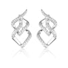 GEORGINI RED CARPET ARIA EARRINGS SILVER Bevilles Jewellers 
