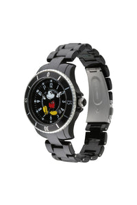 Disney Mickey Sports 40mm Black Dial Black Stainless Steel Watch Watches Disney 