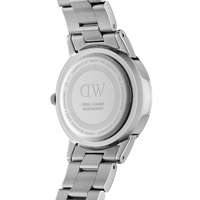 Daniel Wellington Iconic Link 36 Silver & Black Watch Watches Daniel Wellington 