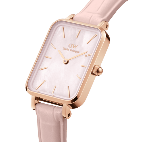 Daniel Wellington Quadro 20X26 Rouge Rose Gold Mother of Pearl Watch Watches Daniel Wellington 