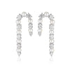 GEORGINI NOEL NIGHTS CANDY CANE EARRINGS SILVER Earrings Georgini 