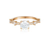 GEORGINI RED CARPET GALA SOLITAIRE RING ROSE GOLD Bevilles Jewellers 
