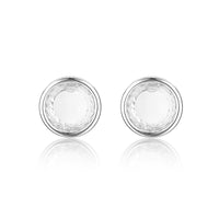 GEORGINI NOEL NIGHTS SLICED STONE EARRINGS SILVER Earrings Georgini 