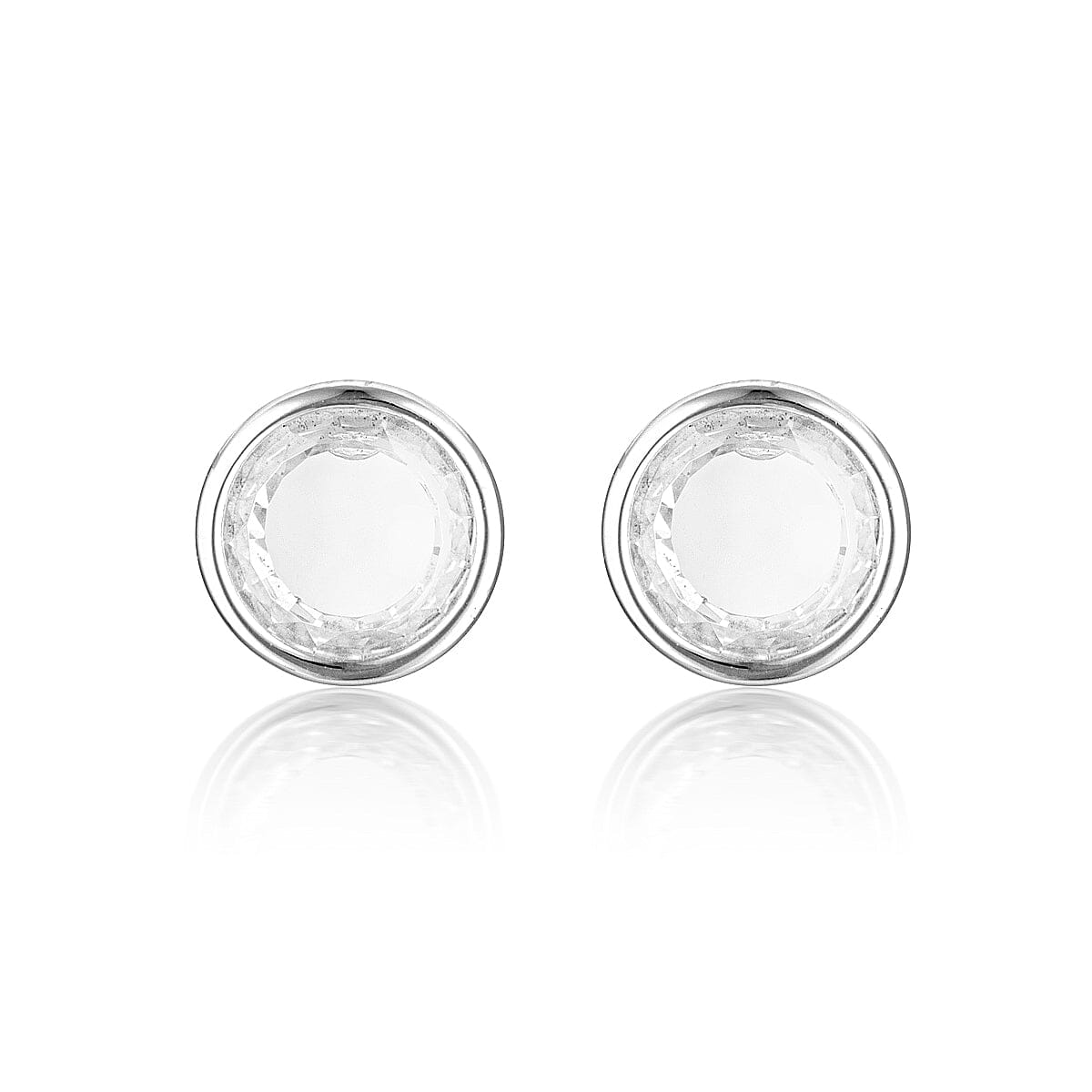 GEORGINI NOEL NIGHTS SLICED STONE EARRINGS SILVER Earrings Georgini 
