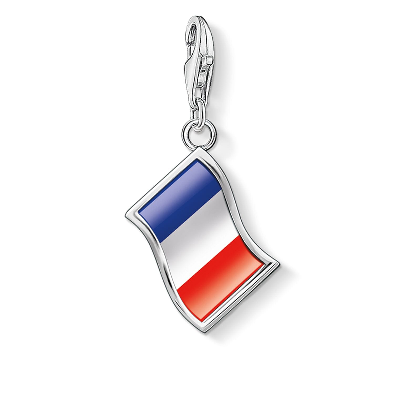 THOMAS SABO Charm Pendant in French National Flag Design Charms Thomas Sabo 