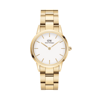 Daniel Wellington Iconic Link 32 Gold & White Watch Watches Daniel Wellington 