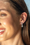 MIRAGE AUGUSTA EARRINGS SILVER Bevilles Jewellers 