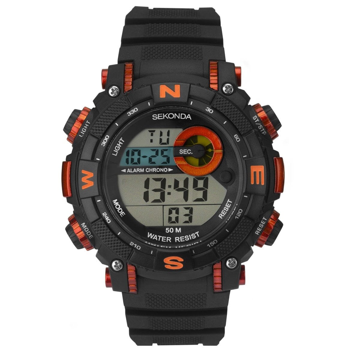 Sekonda Men's Black Strap Digital Sports Watch Watches Sekonda 