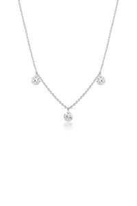 MIRAGE ETHEREAL NECKLACE SILVER Bevilles Jewellers 
