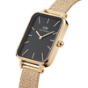 Daniel Wellington Quadro 20X26 Pressed Evergold Gold & White Watch Watches Daniel Wellington 