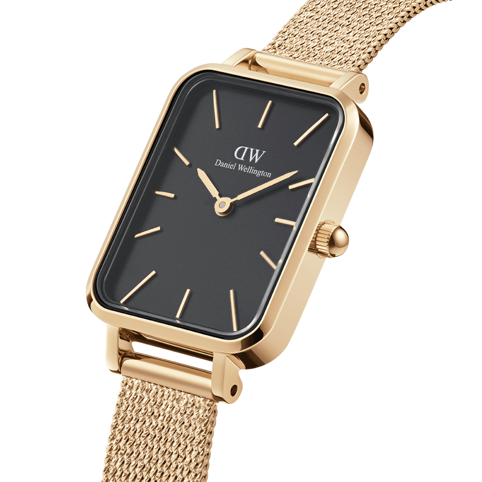 Daniel Wellington Quadro 20X26 Pressed Evergold Gold & White Watch Watches Daniel Wellington 