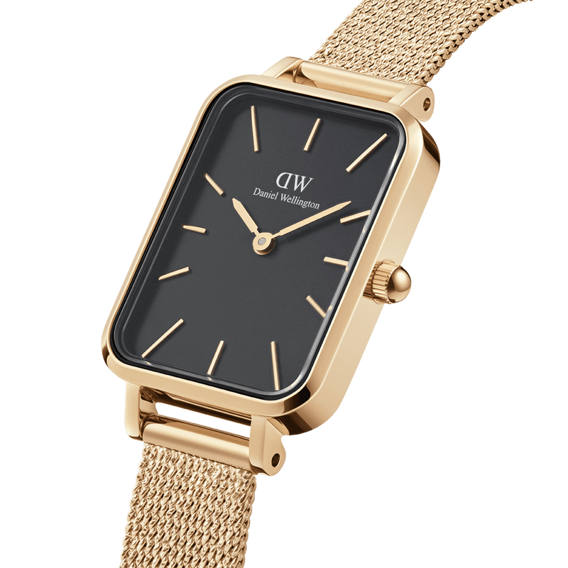 Daniel Wellington Quadro 20X26 Pressed Evergold Gold & White Watch Watches Daniel Wellington 