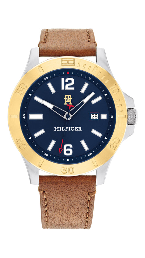 Tommy Hilfiger Ryan Brown and Gold Men's Watch Watches Tommy Hilfiger 
