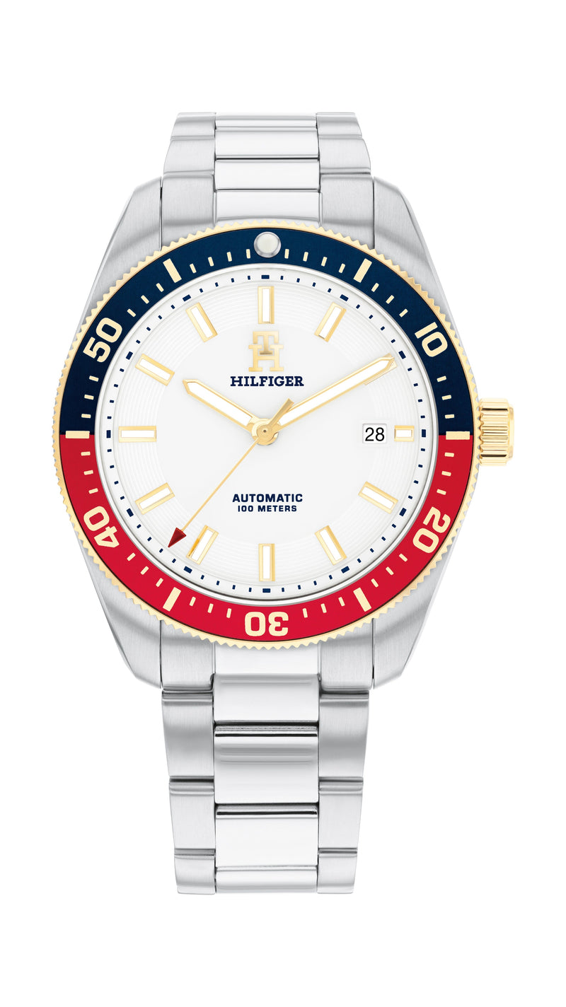 Tommy Hilfiger Th85 Stainless Steel White Dial Men's Watch 1710551 Tommy Hilfiger 