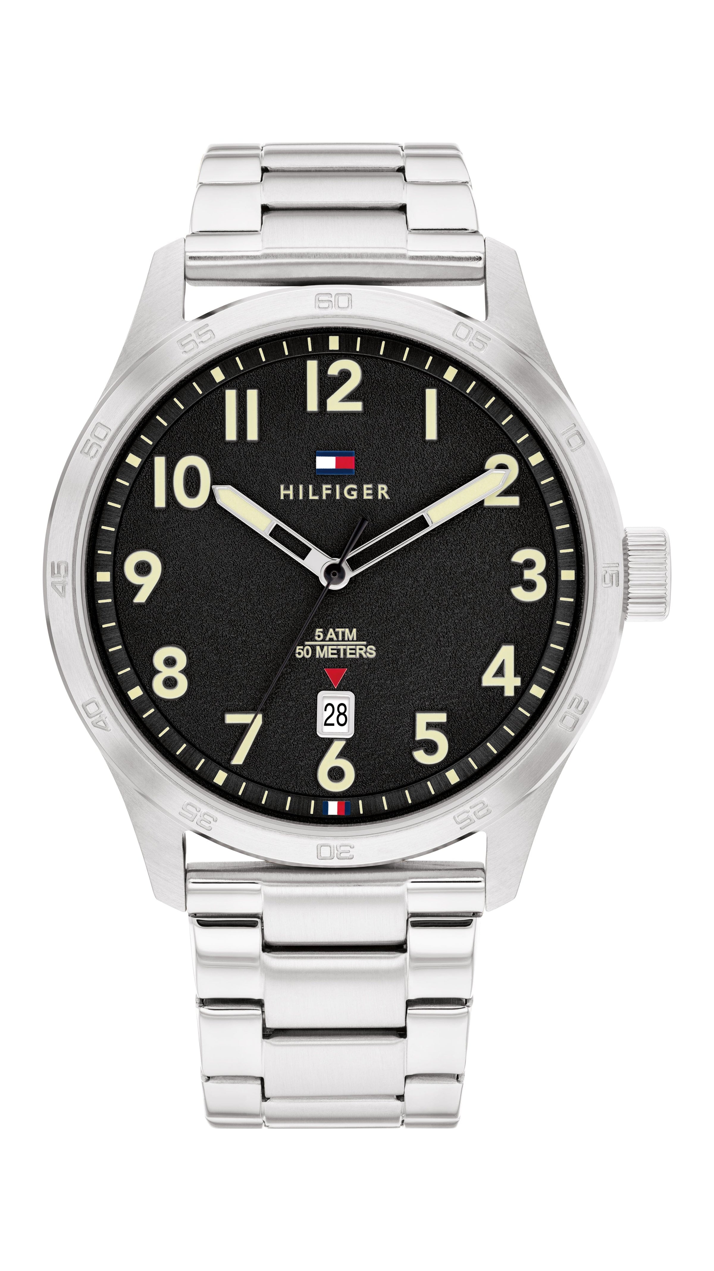 Tommy Hilfiger Forrest Black and Silver Men's Watch 1710594 Watches Tommy Hilfiger 