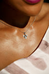 OPAL GLOW BLUE CREATED OPAL KOALA PENDANT SILVER Bevilles Jewellers 