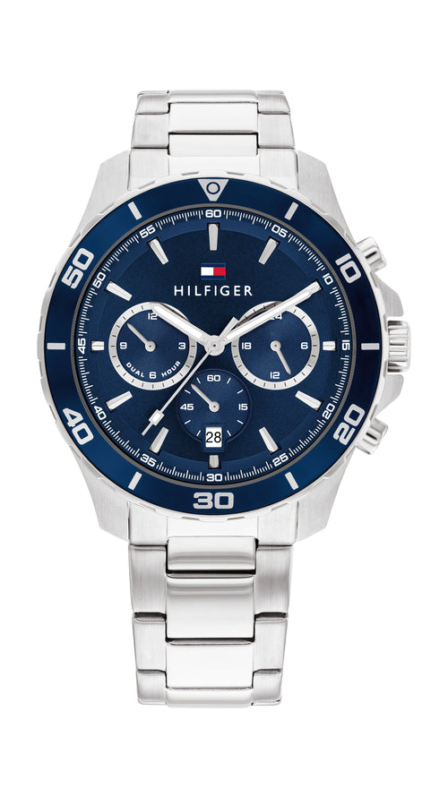 Tommy Hilfiger Jordan Stainless Steel Navy Dial Men's Watch 1792094 Tommy Hilfiger 