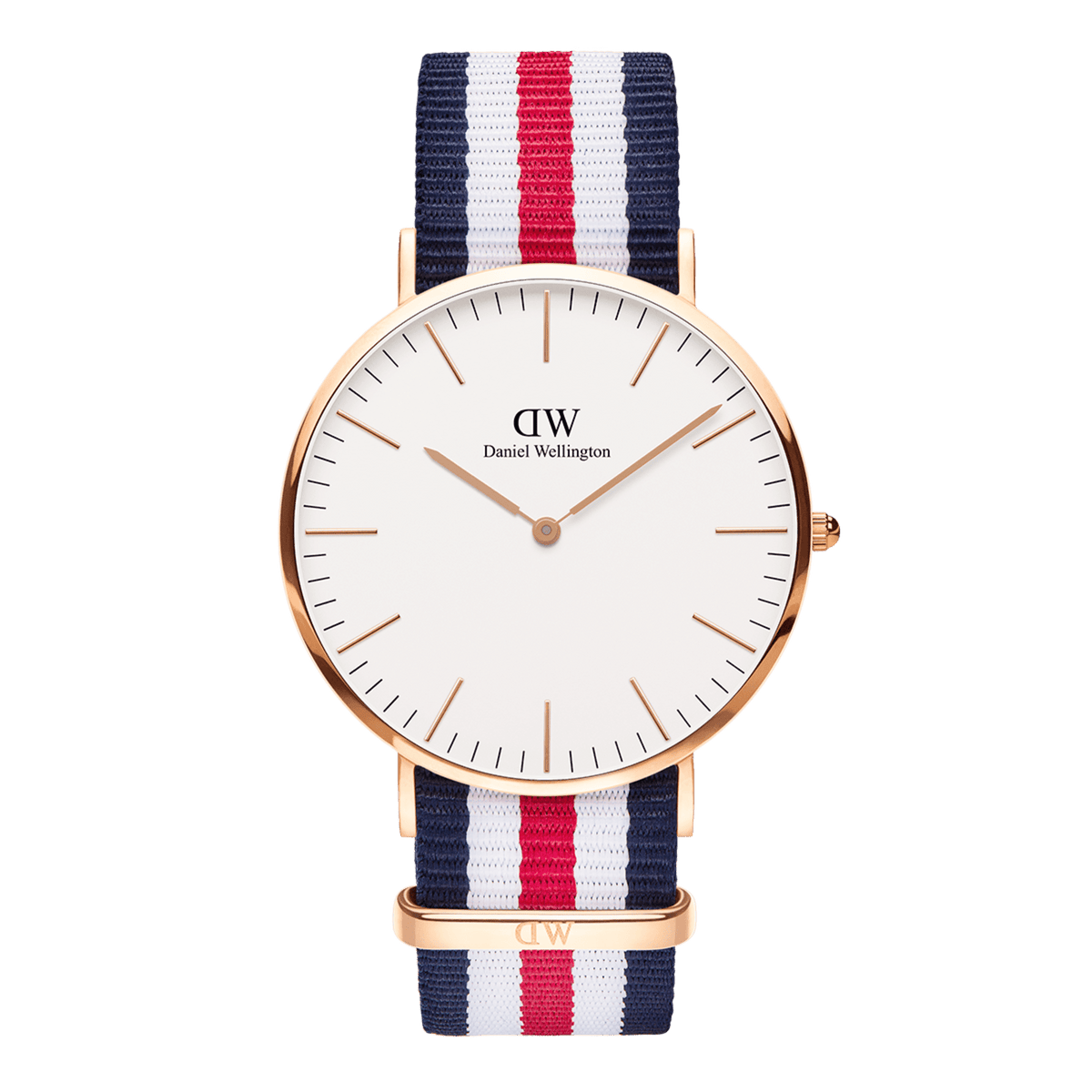 Daniel Wellington Classic 40 Canterbury Rose Gold & White Watch Watches Daniel Wellington 