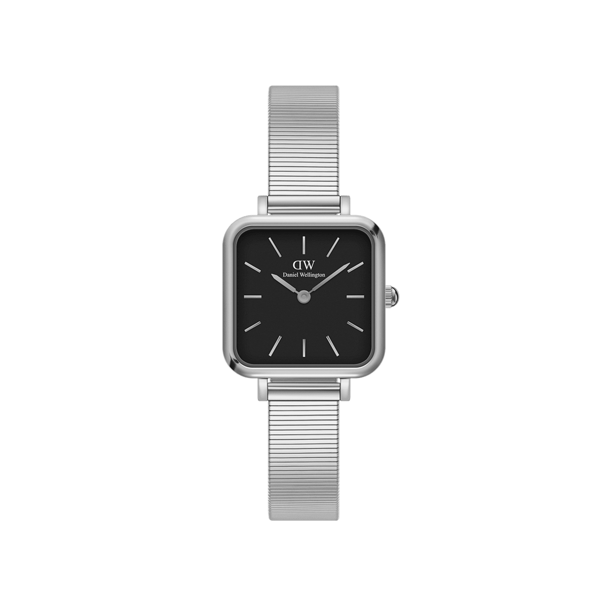 Daniel Wellington Quadro Studio 22x22 Silver & Black Watch Watches Daniel Wellington 