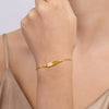 9ct Yellow Gold 19cm ID Bracelet Bracelets Bevilles 