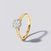 Circle Shape Ring with 0.60ct of Diamonds in 9ct Yellow Gold Bevilles Jewellers 